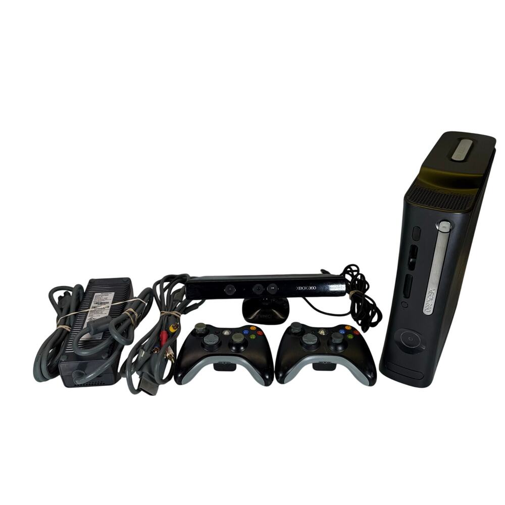 Microsoft Xbox 360 Bundle OEM Controller, Kinnect, Cables
